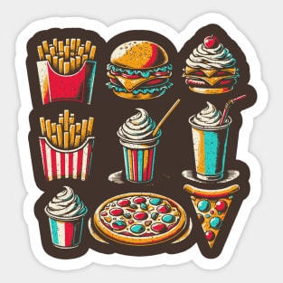 Fast Food Lover Sticker